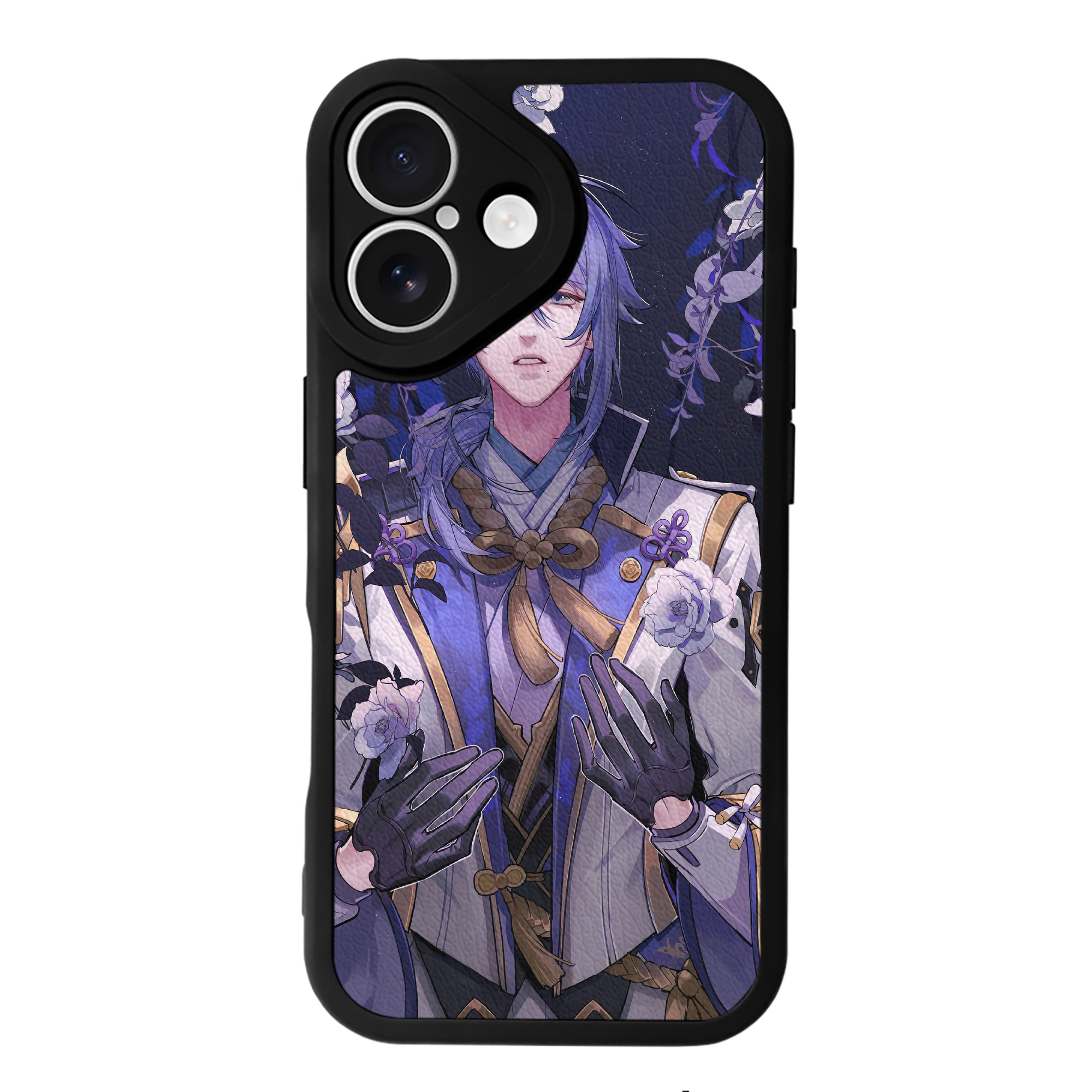 げんし神 genshin 【iPhone 16シリーズ対応】シリコンスマホケース（レザー調） 材質：シリコン